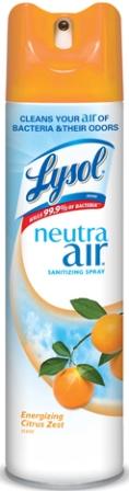 LYSOL NEUTRA AIR Sanitizing Spray  Energizing Citrus Zest Discontinued May 2022